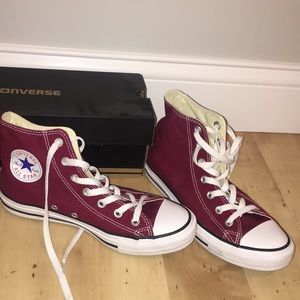 Maroon Converse High Top